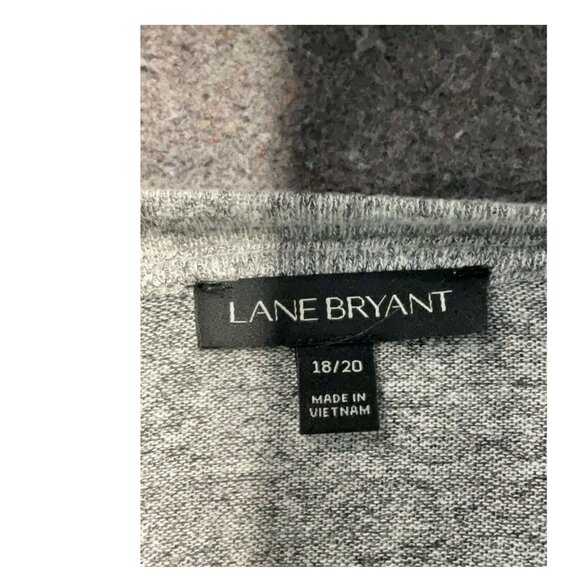 Super fun grey sweater with faux fur cuffs! Light and comfy! 18/20 Lane Bryant - Picture 9 of 12